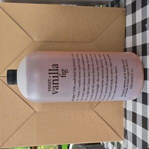 Philosophy Sweet Vanilla Fig Shampoo, Shower Gel & Bubble Bath 64 fl oz